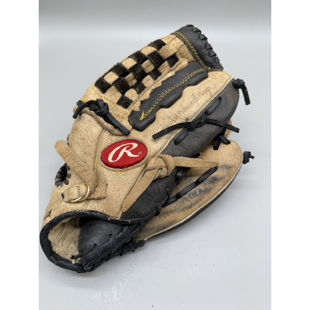 Vintage Rawlings Fastback Baseball Glove 11.5" RHT USA Flag Patch Two-Tone